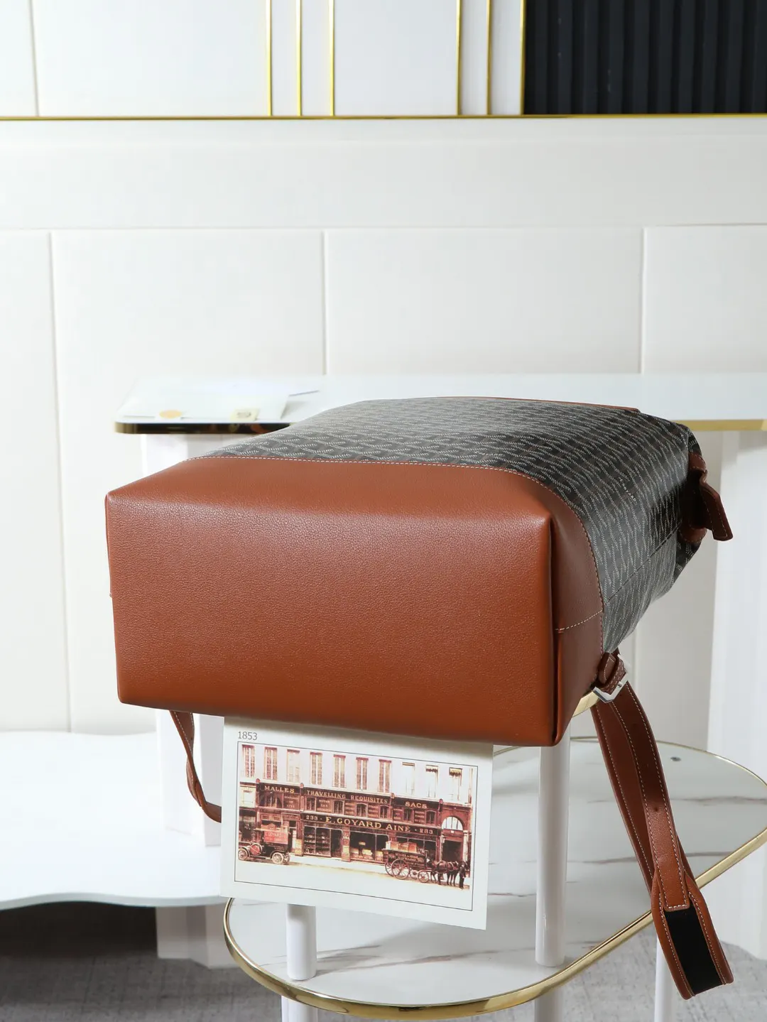 Goyard Backpack Leather