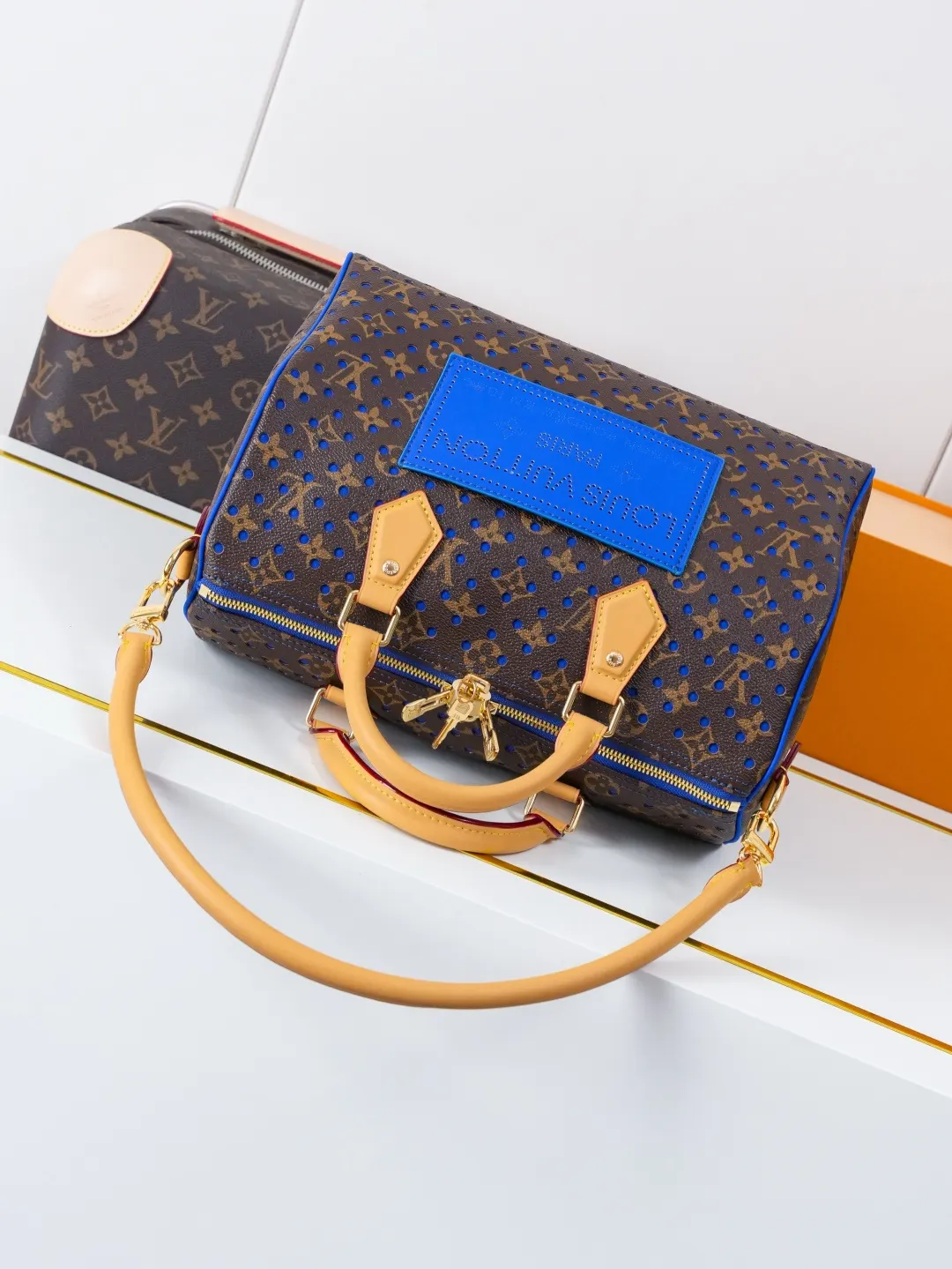 LV Speedy 牛皮 收納包 旅行收納款