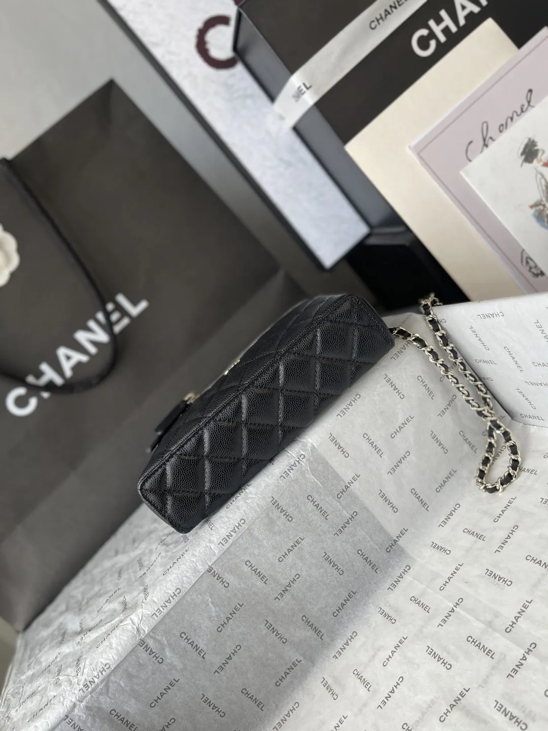 Gold Chain Bag Leather