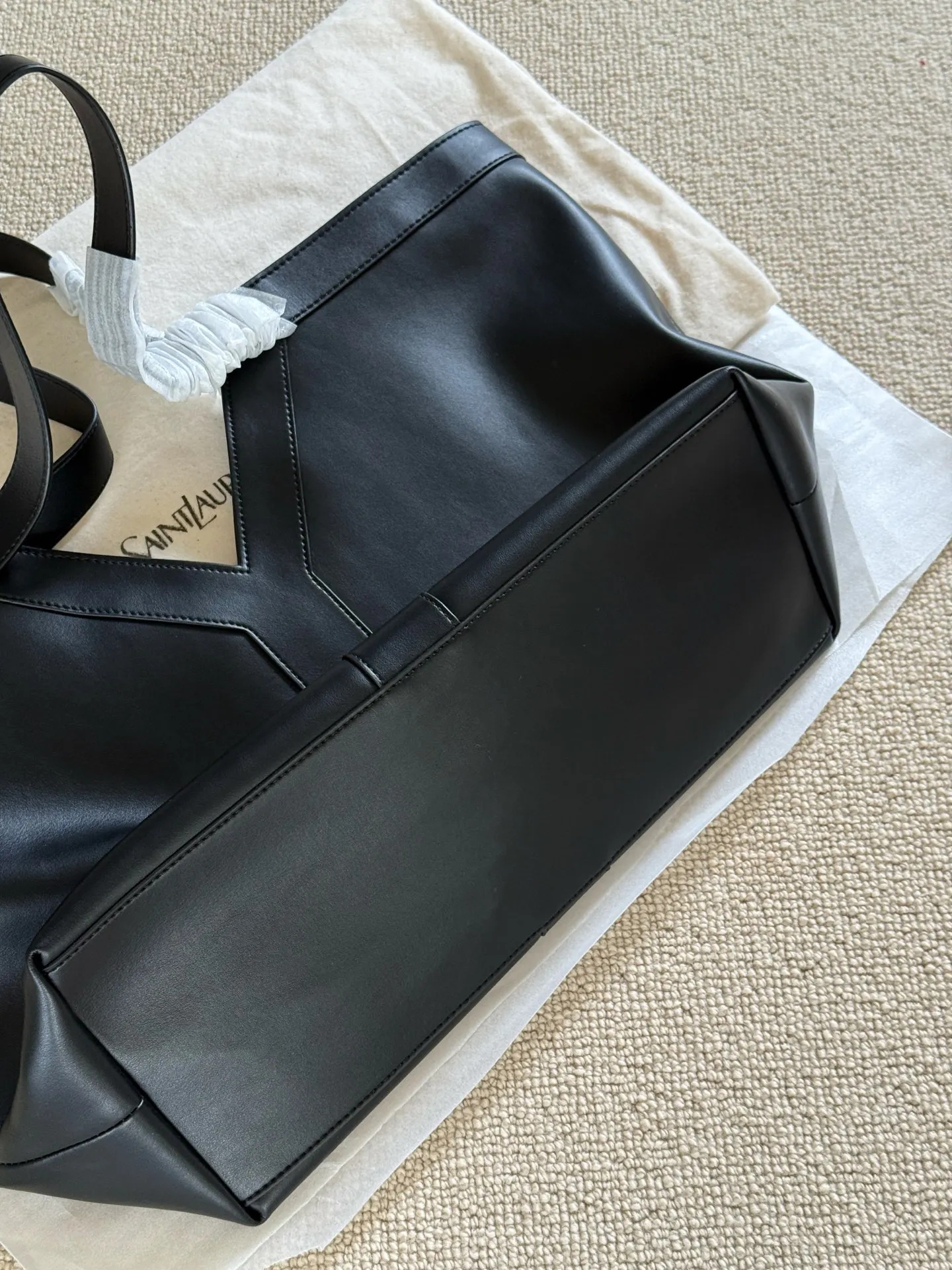 Black Tote Bag Leather Image 9 Black Tote Bag Leather Image 9