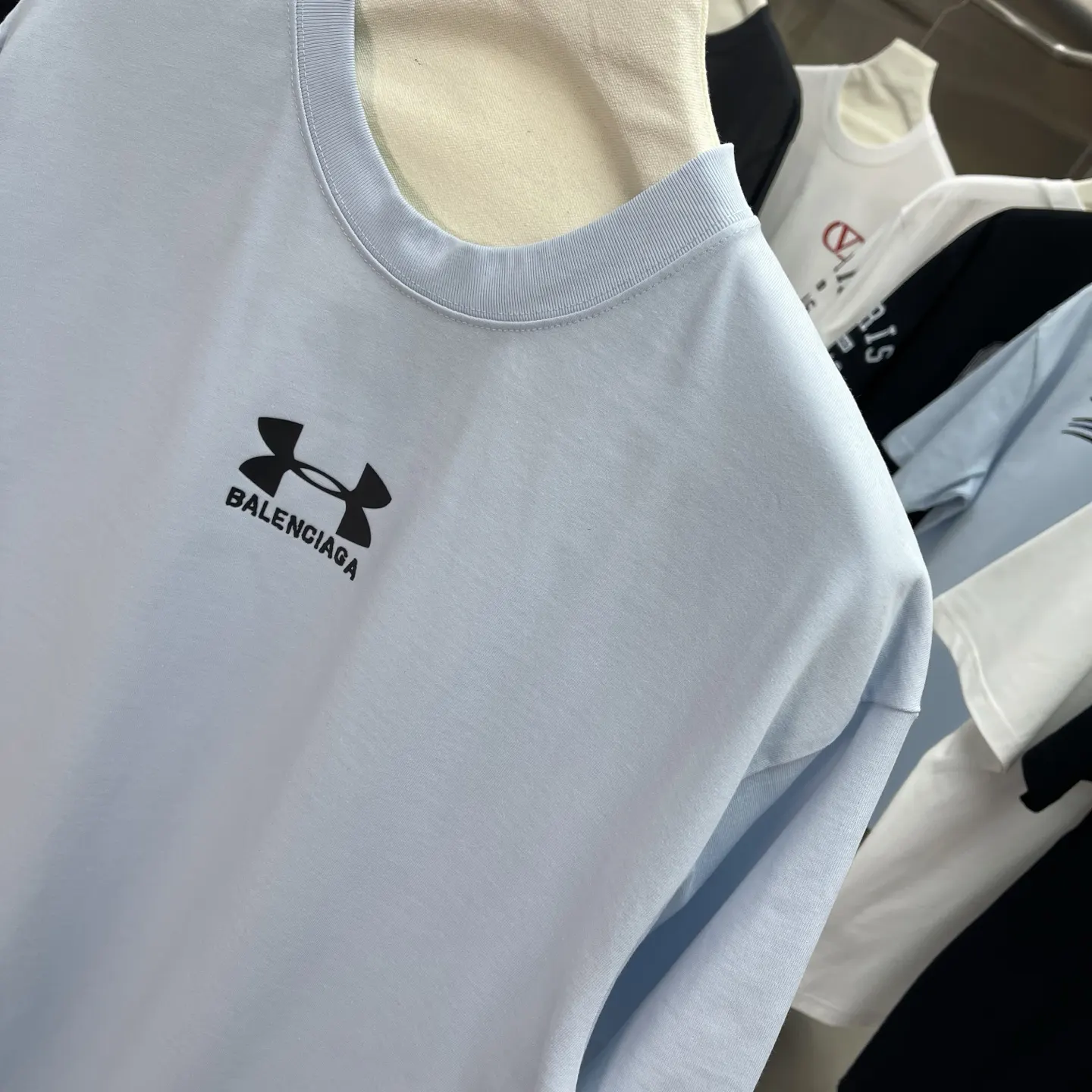 Balenciaga 黑色 纯棉 短袖T恤