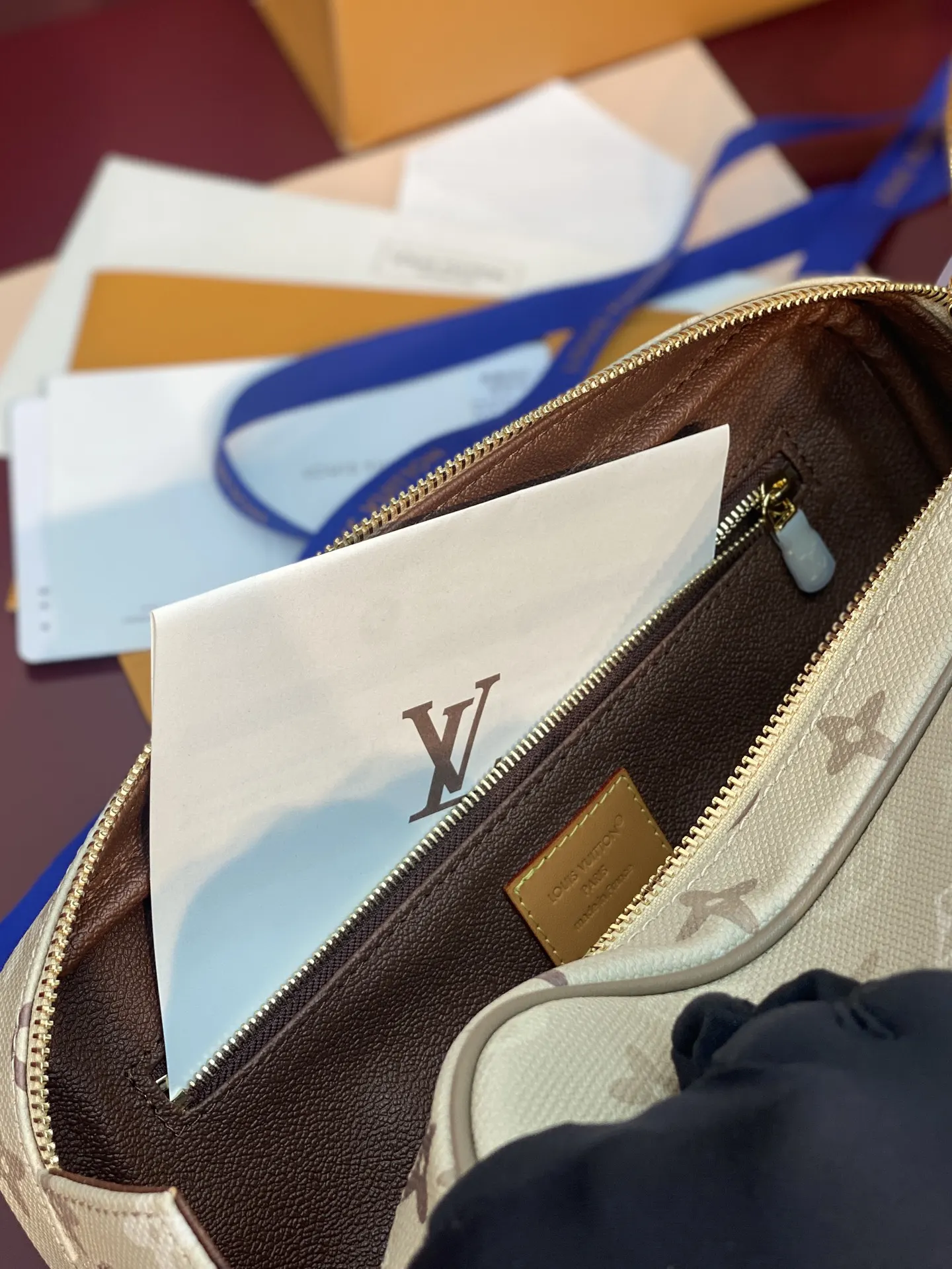 Cosmetic Pouch Leather