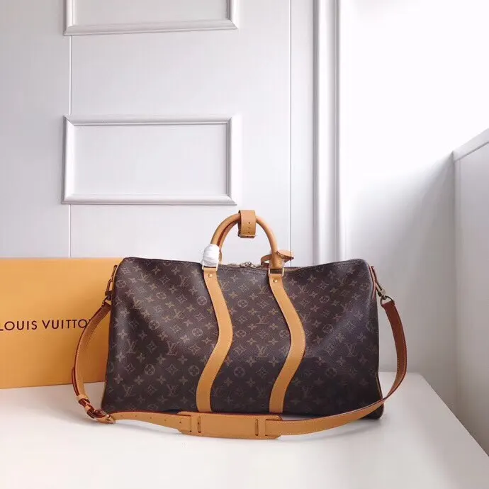 LV 老花Keepall旅行袋 棕色手提款｜ORBUYBAG 岚奢包高端时尚精品