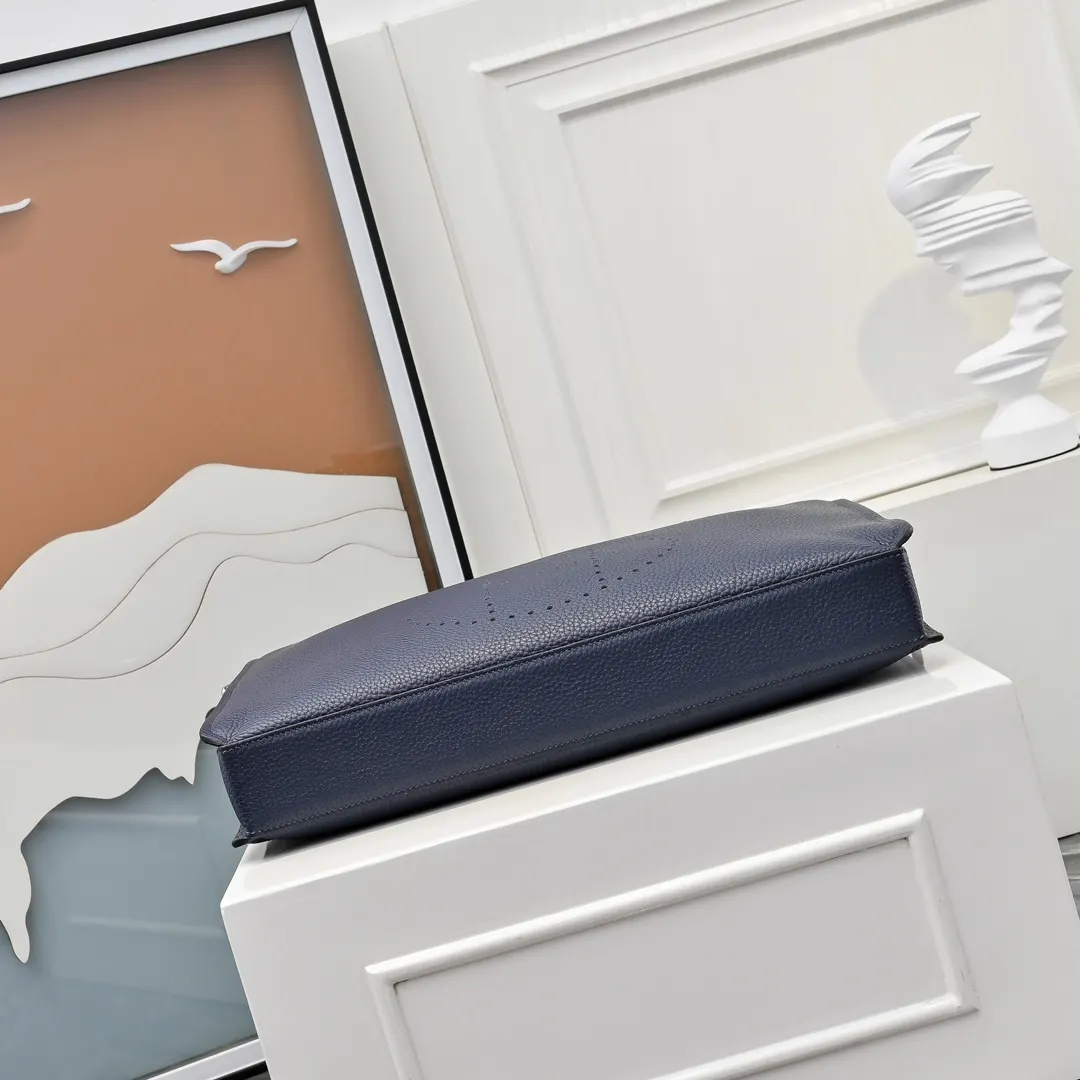 Hermes Briefcase Business Commuter Leather