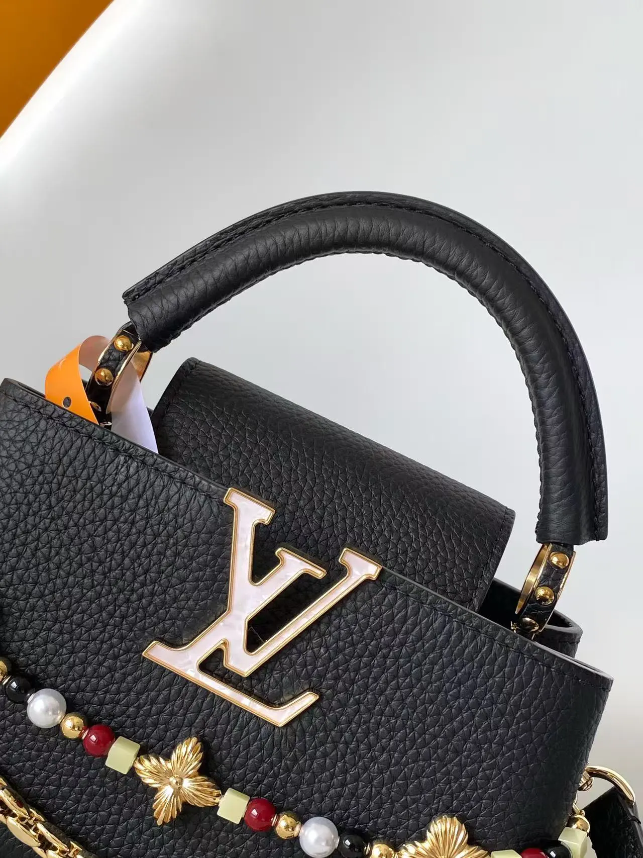 LV Capucines 黑色 棕色 牛皮 鏈條包 精致鏈條款