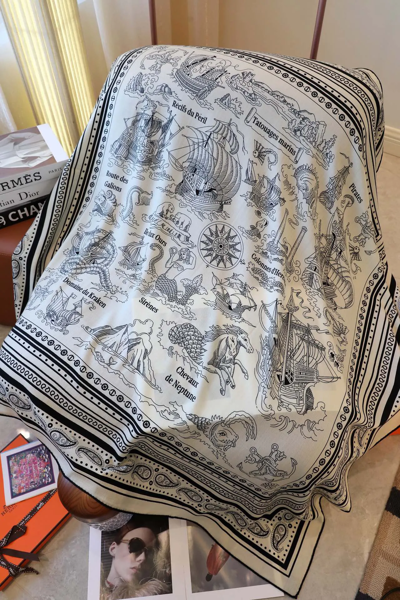Hermès 丝巾 精致配饰