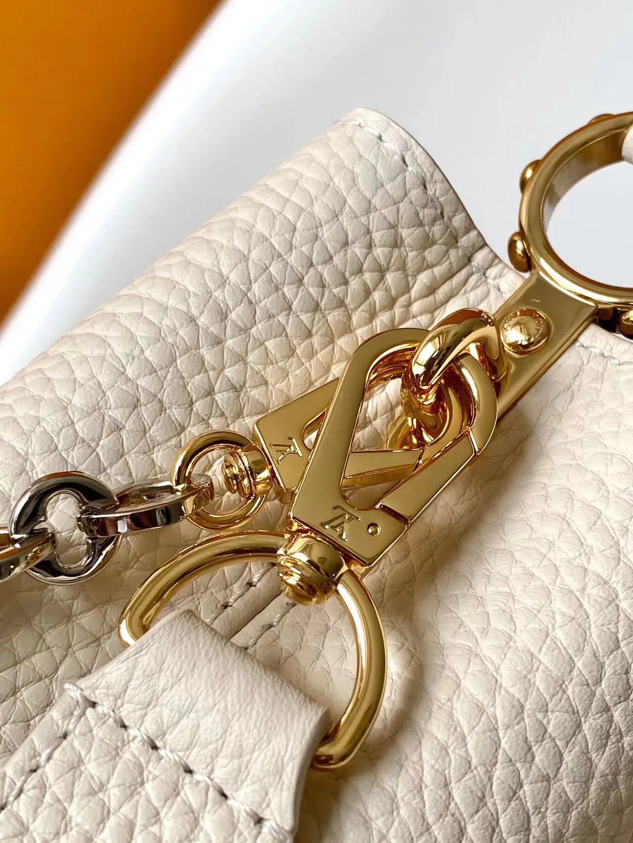 Louis Vuitton Black Chain Bag Leather