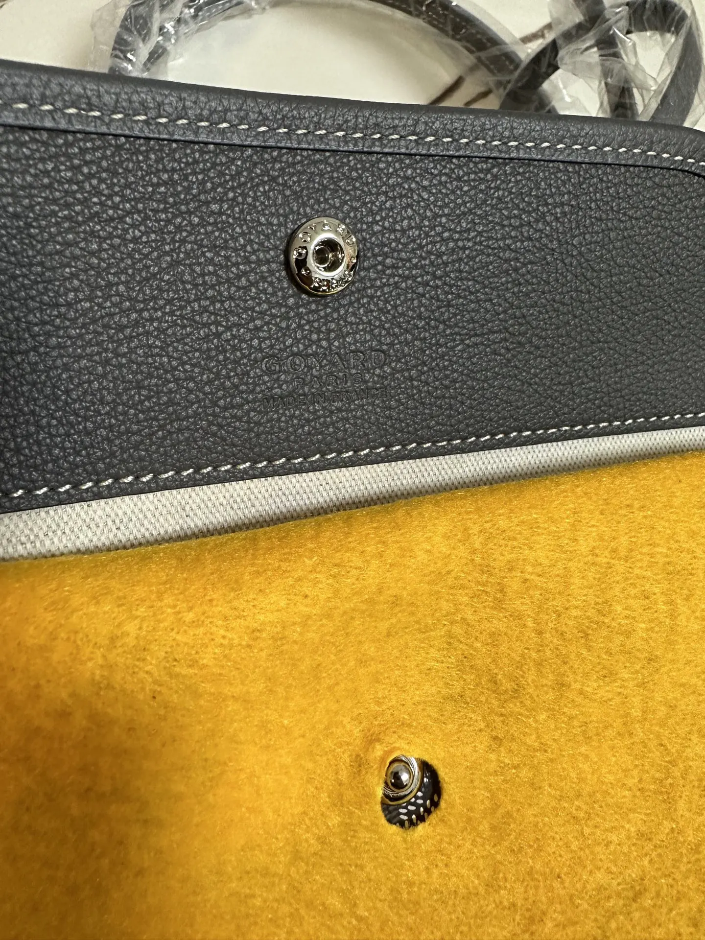Goyard 灰色 小牛皮 托特包 大容量托特款