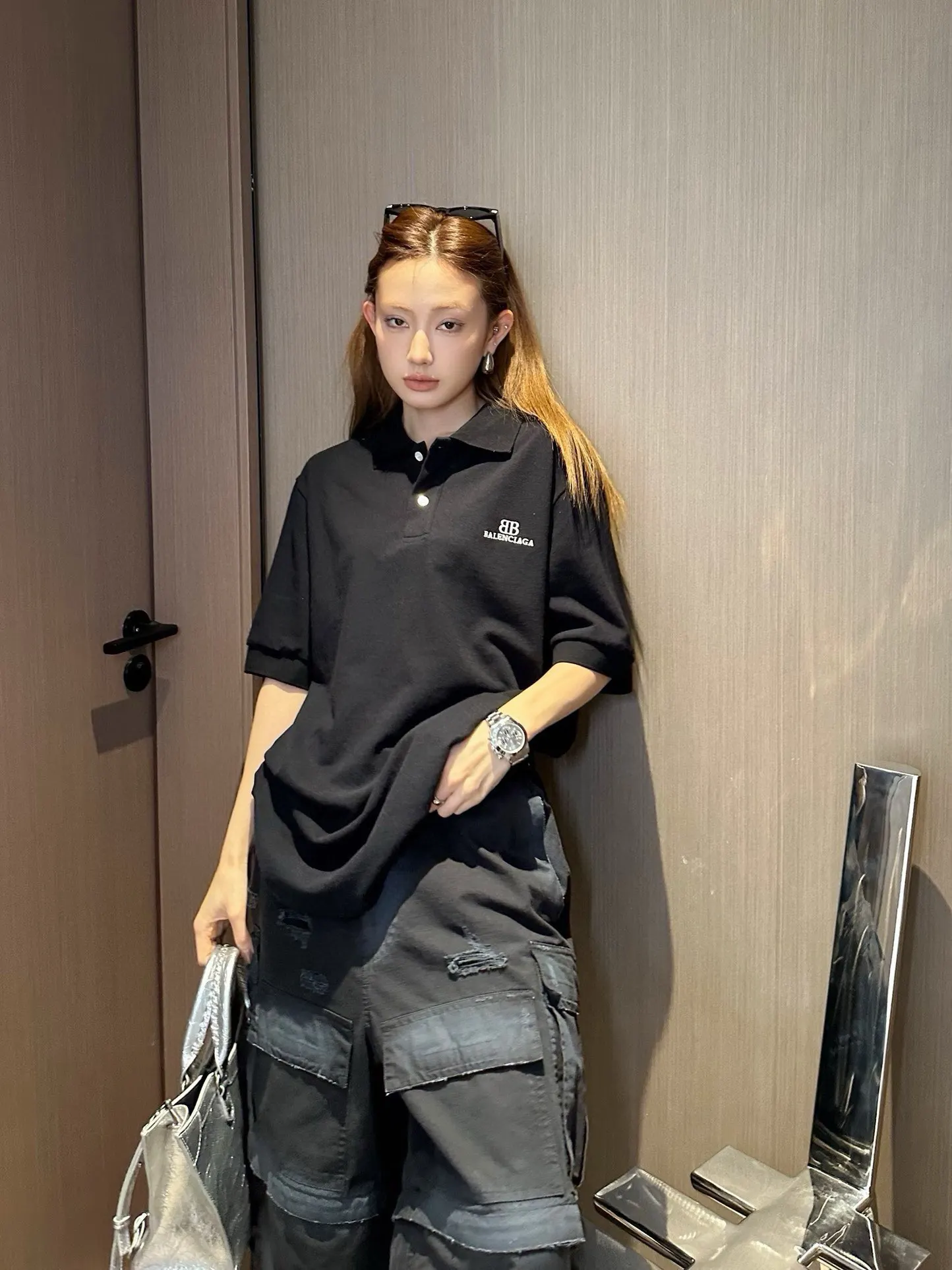 Balenciaga Embroidered T-Shirt