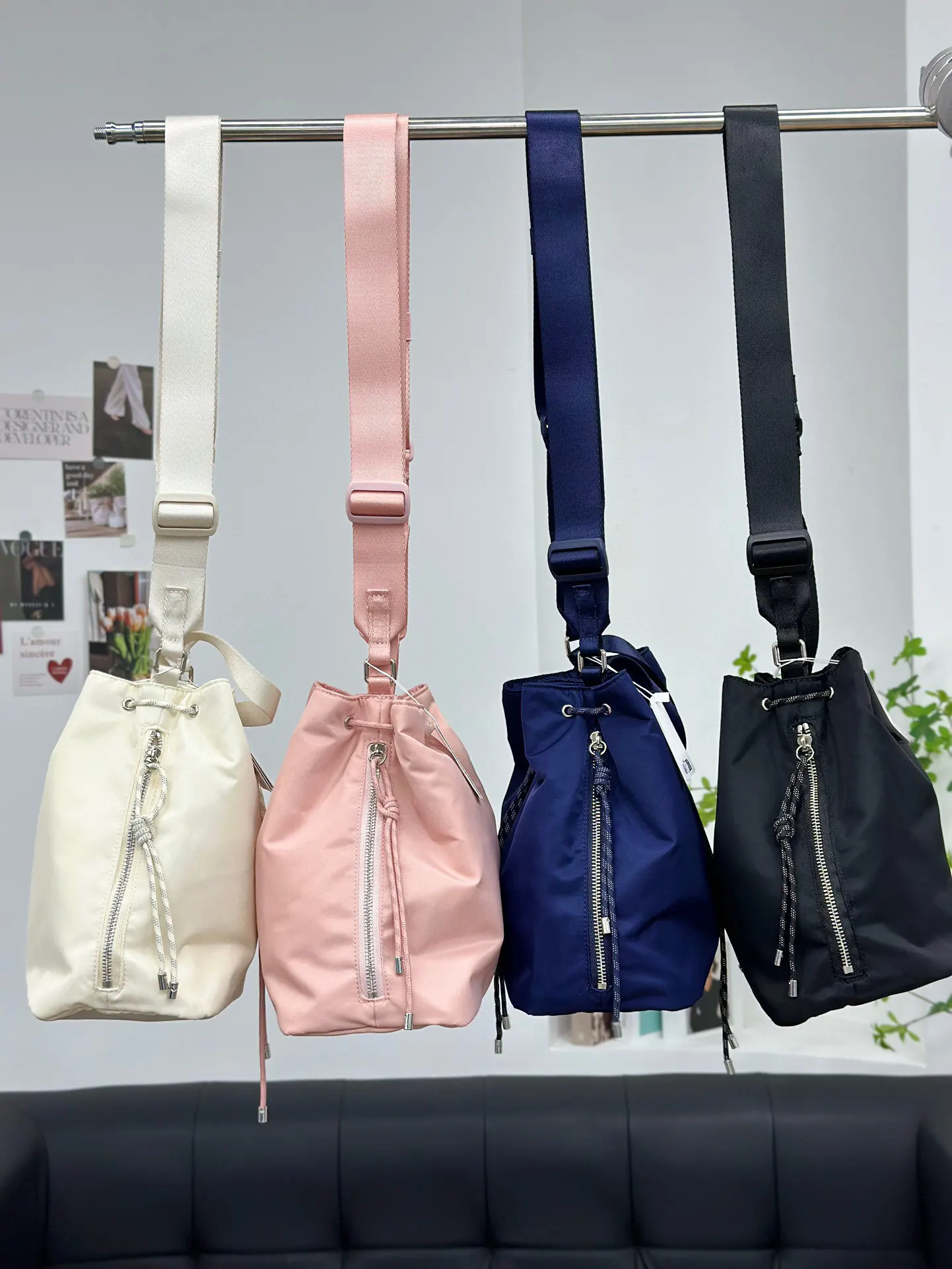 颜色合集图 本地 包邮 lululemon 水桶包 休闲水桶款