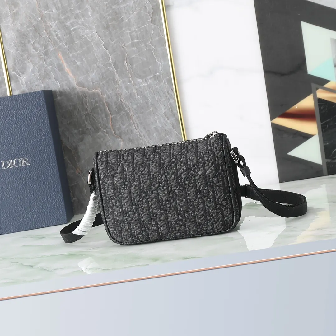 Black Beige Organizer Pouch Travel