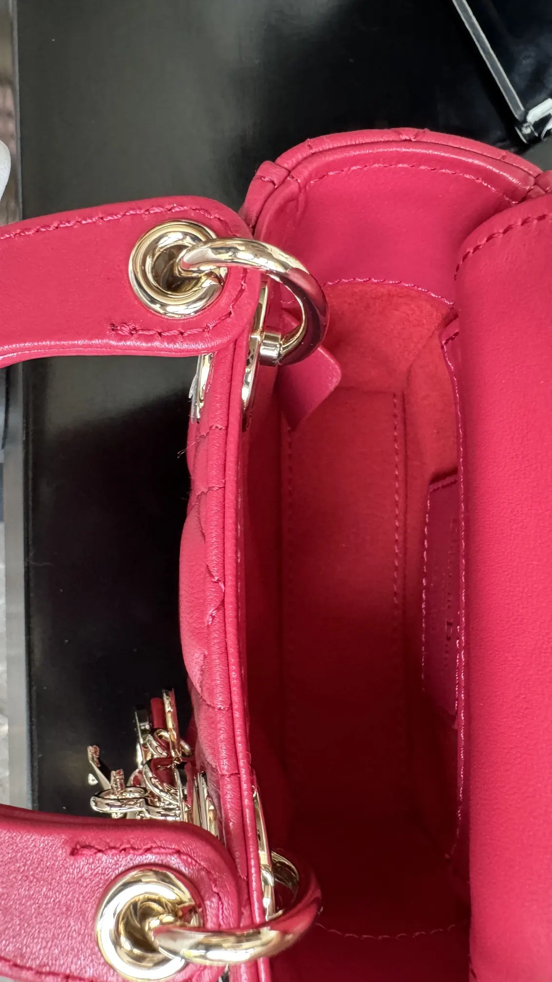 Dior Red Top Handle Bag Commuter Image 9 Dior Red Top Handle Bag Commuter Image 9