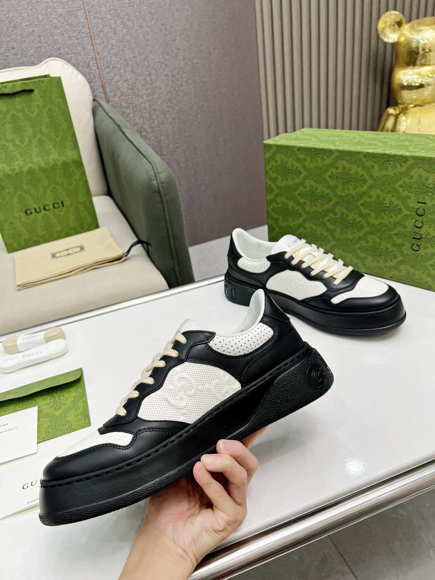 Gucci Logo休闲运动鞋