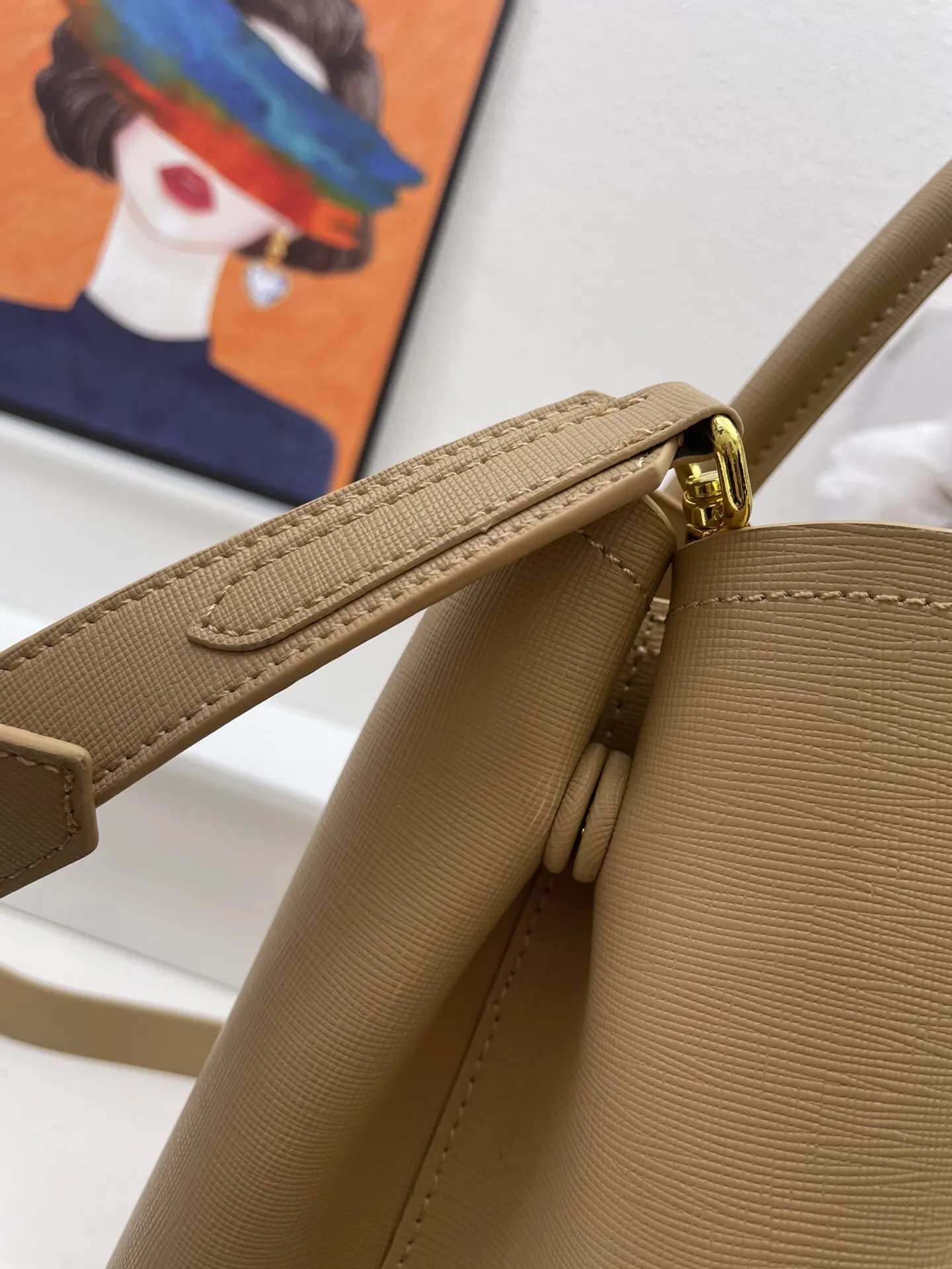Prada Saffiano Tote Bag Lightweight Leather