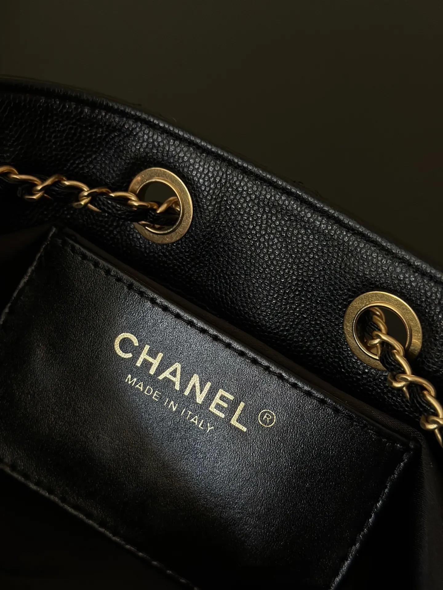 CHANEL Hobo 牛皮 腋下包 复古腋下背款