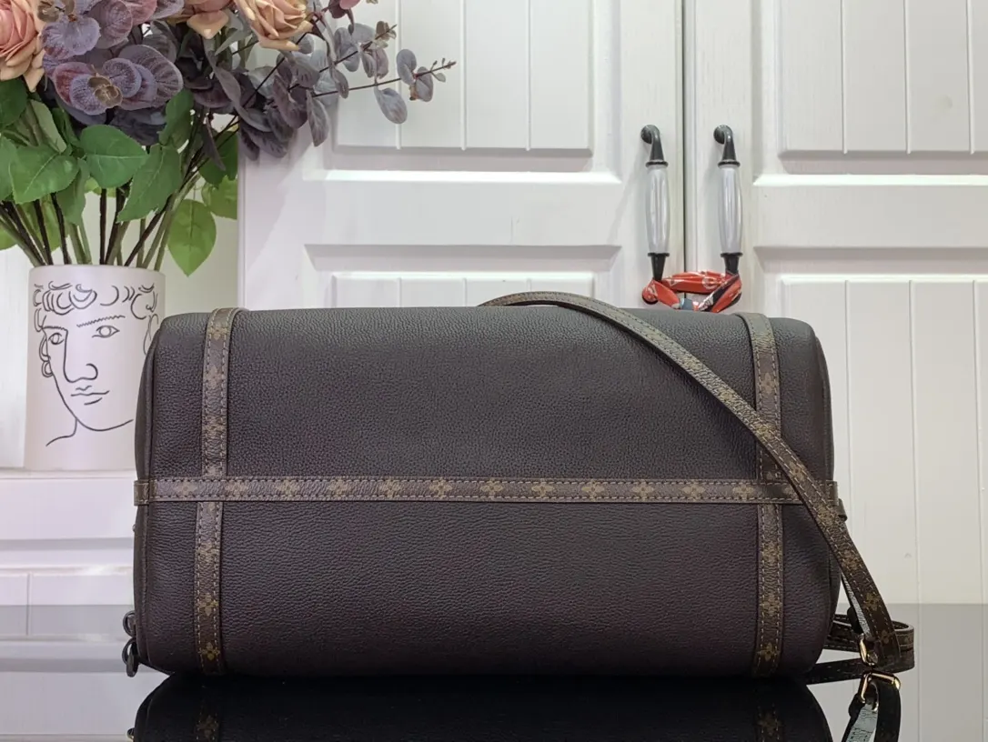 Brown Hobo Shoulder Bag Vintage Leather