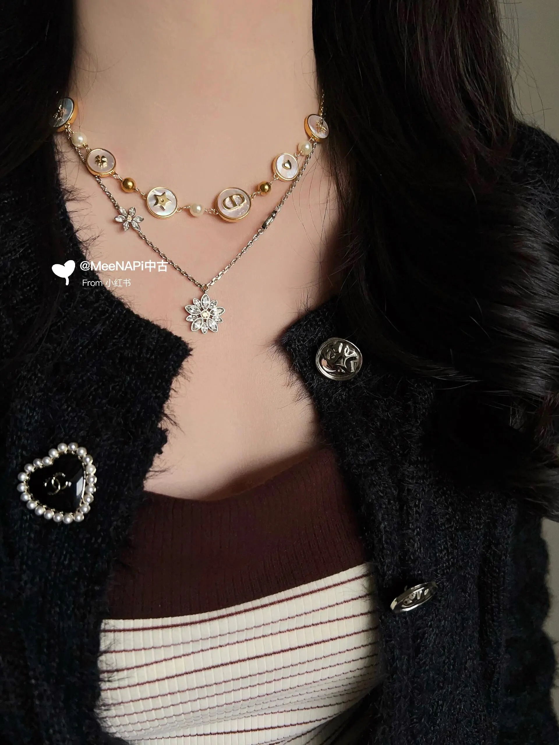 Dior 项链 精致锁骨链