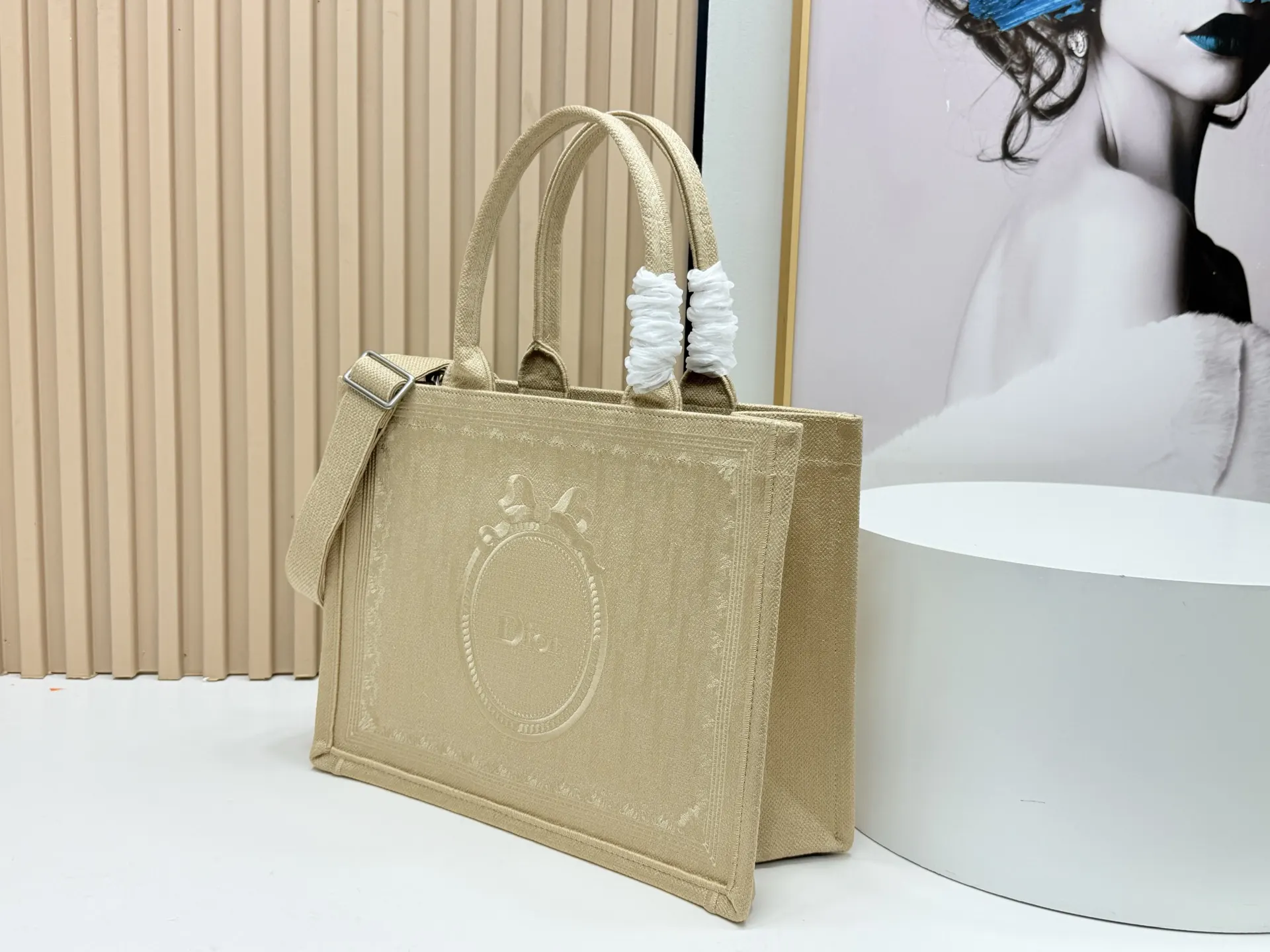Dior Book Tote 白色 刺绣 托特包