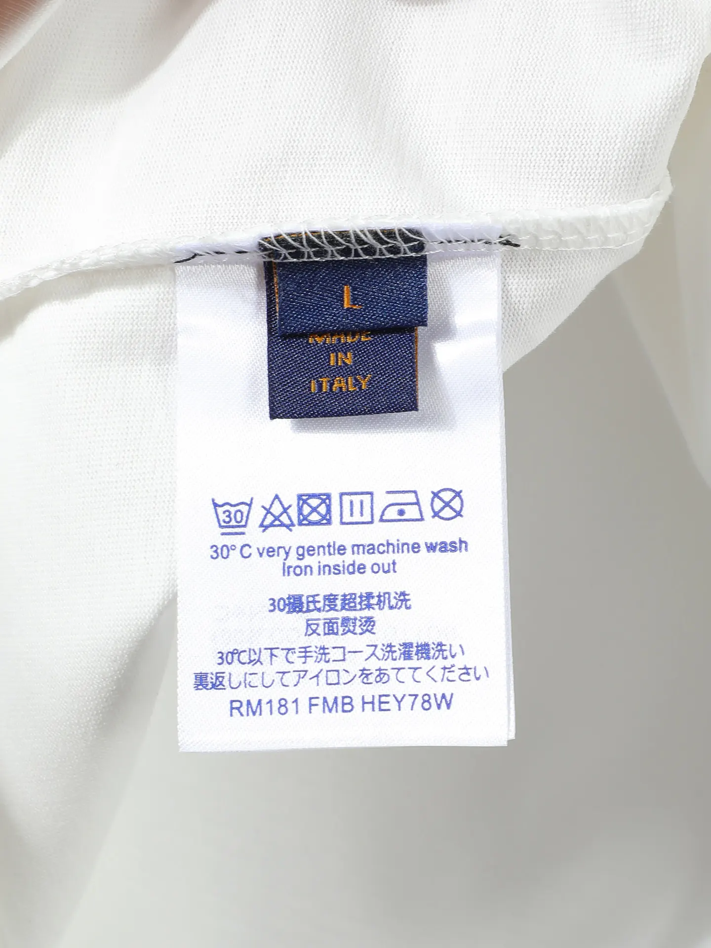 Louis Vuitton Embroidery Short Sleeve T-Shirt