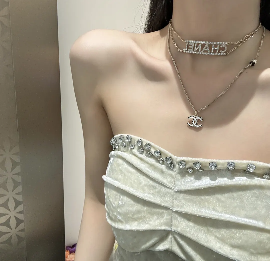 Chanel 黑色 项链