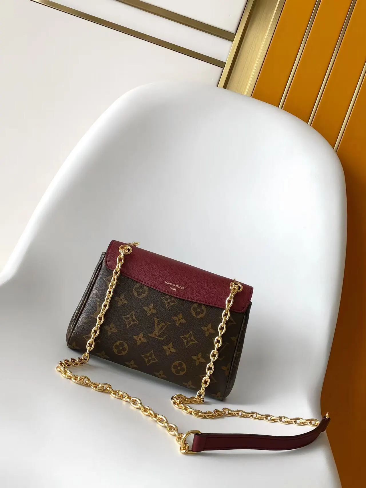 LV 黑色 棕色 帆布 鏈條包 精致鏈條款