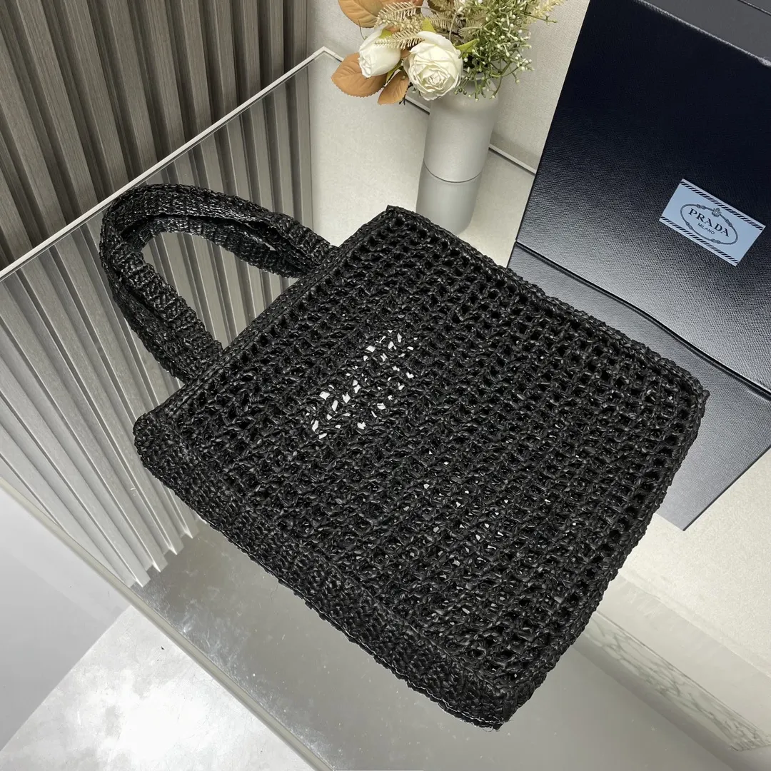 PRADA 1BG393 三角标 刺绣 托特包 通勤百搭款