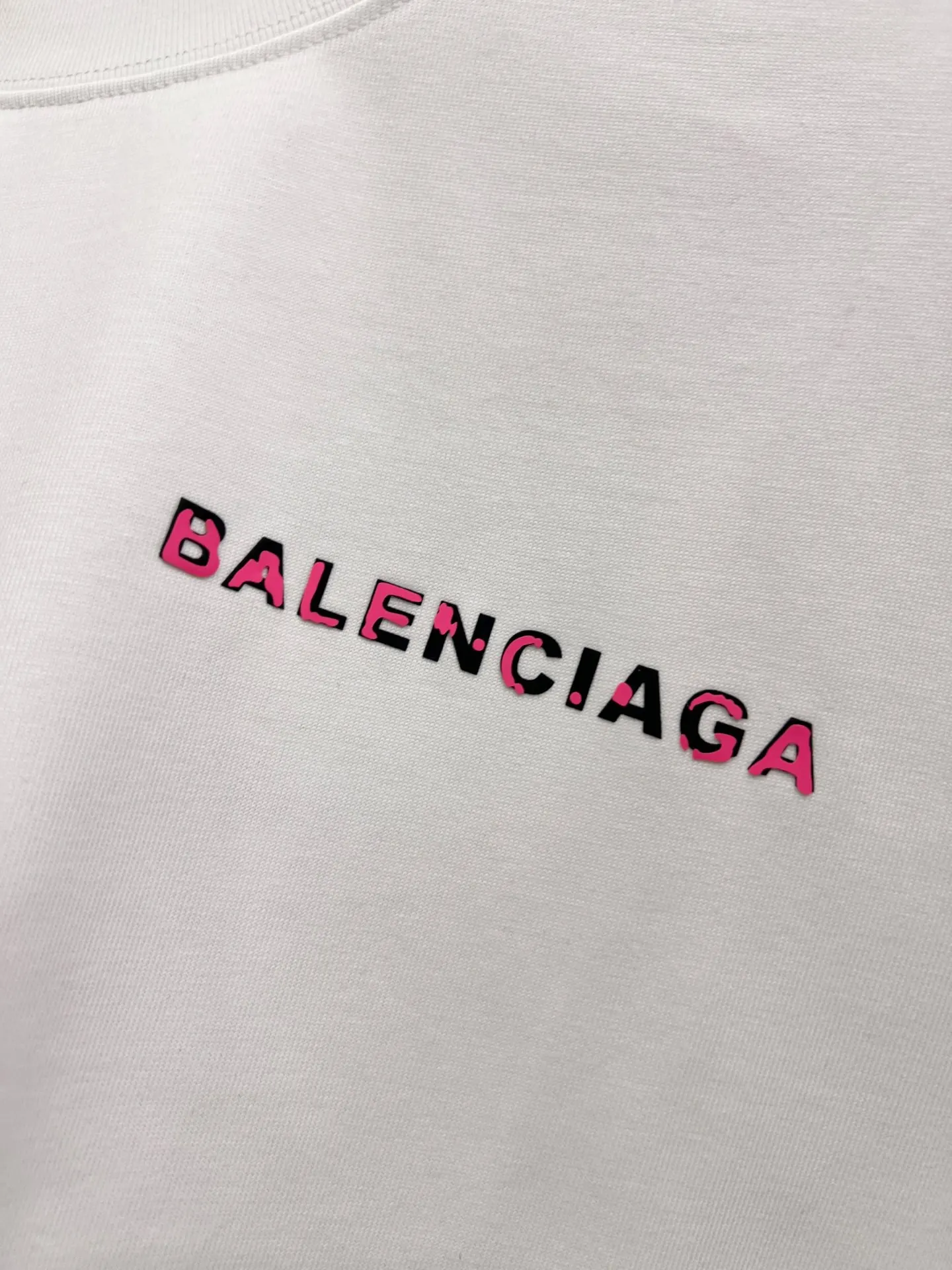Balenciaga Black Logo Short Sleeve T-Shirt Loose