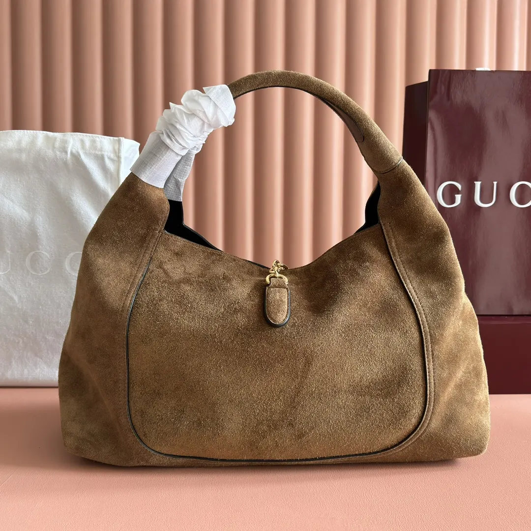 Gucci 棕色 金色 牛皮 手拿包 精致手拿款