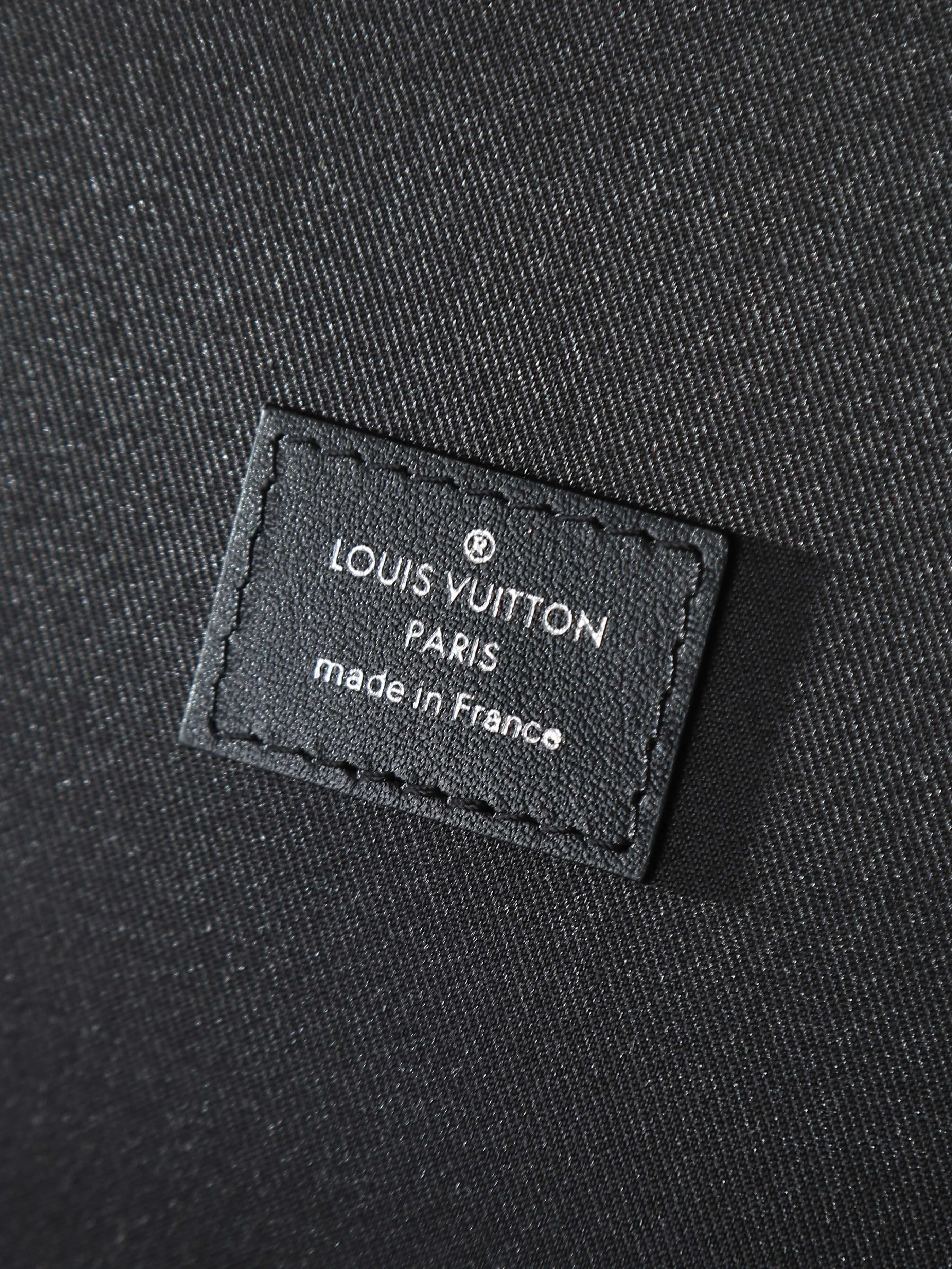 Louis Vuitton Black Suitcase Travel Lightweight Leather