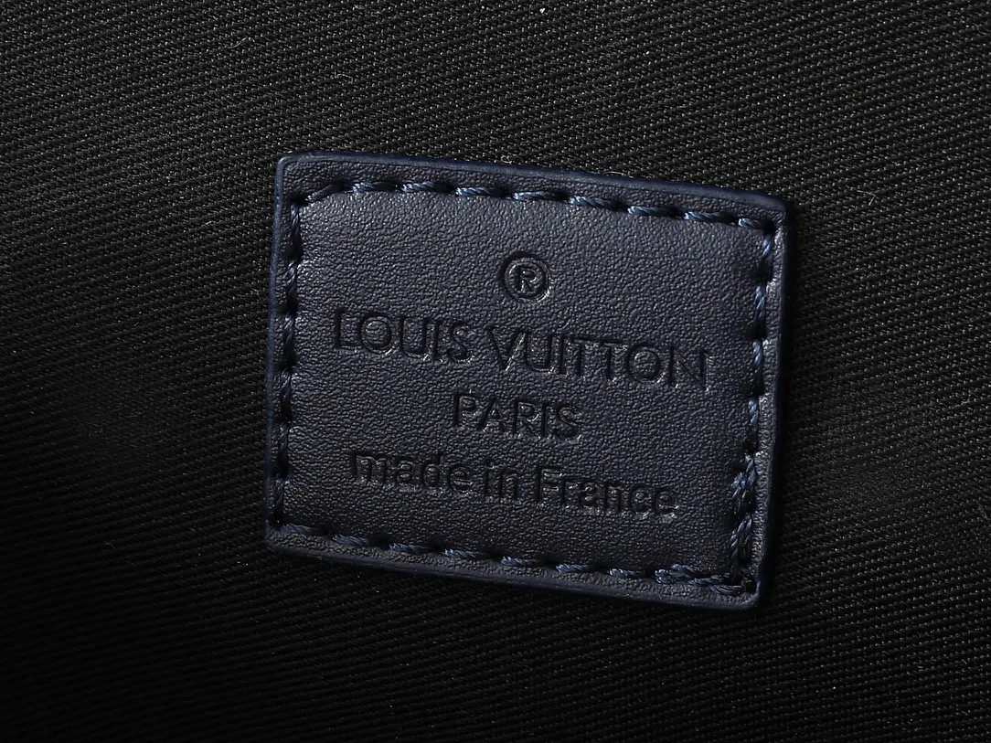 LV 黑色 藍色 牛皮 收納包 旅行收納款