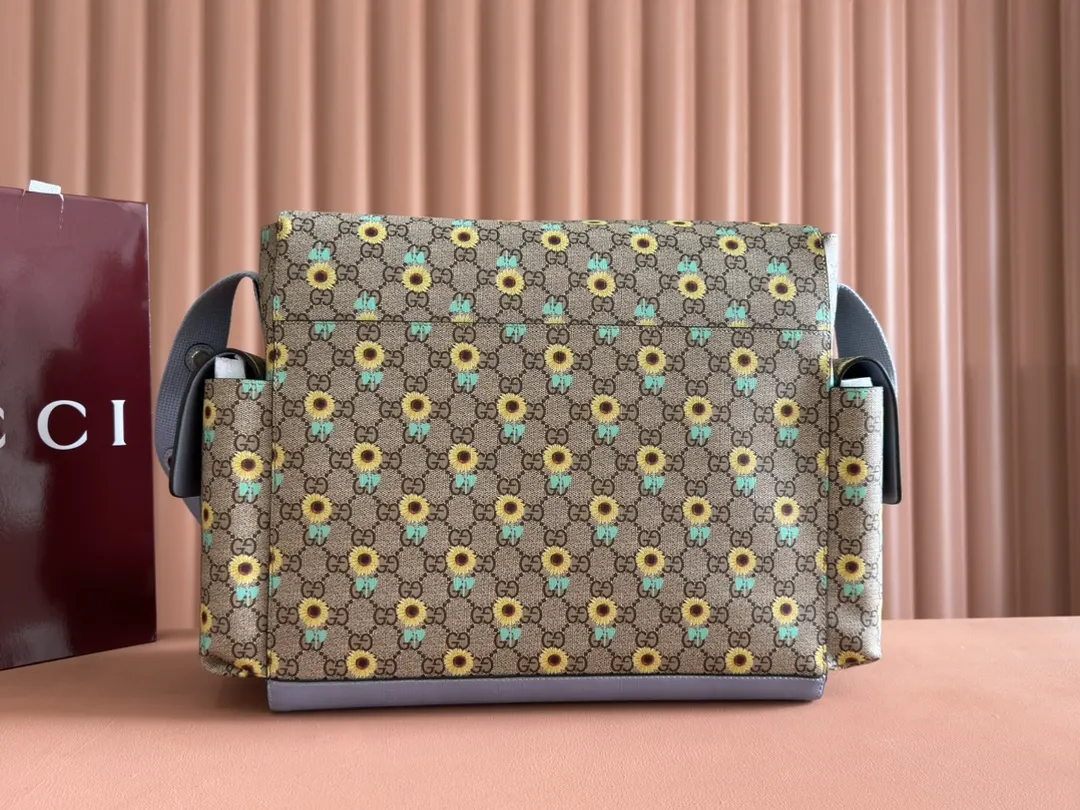 Brown Beige Tote Bag Canvas
