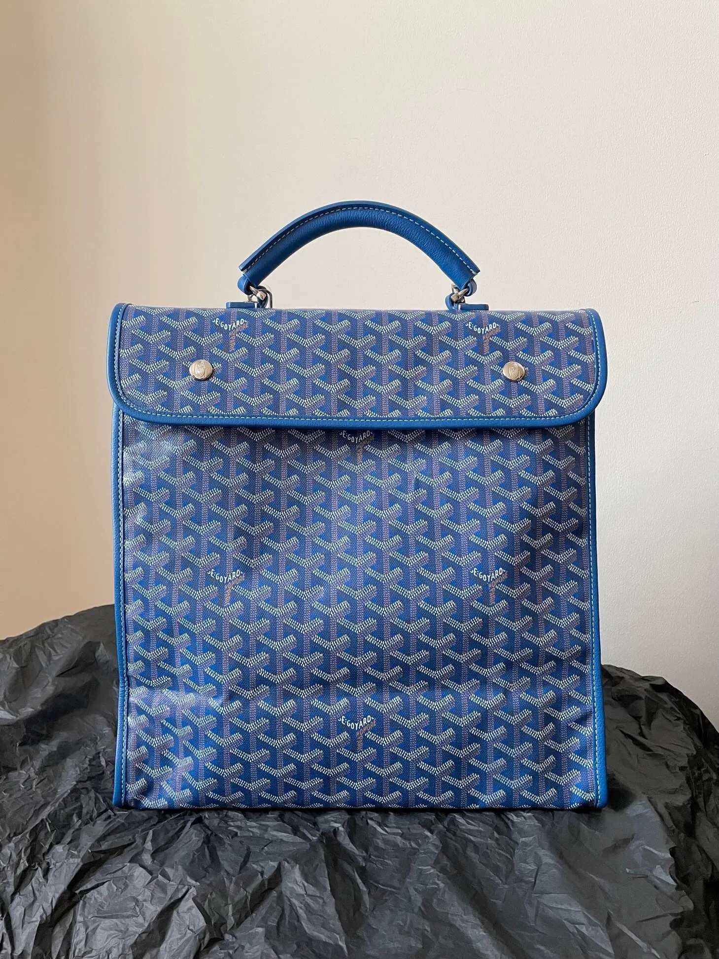 Goyard Blue Backpack