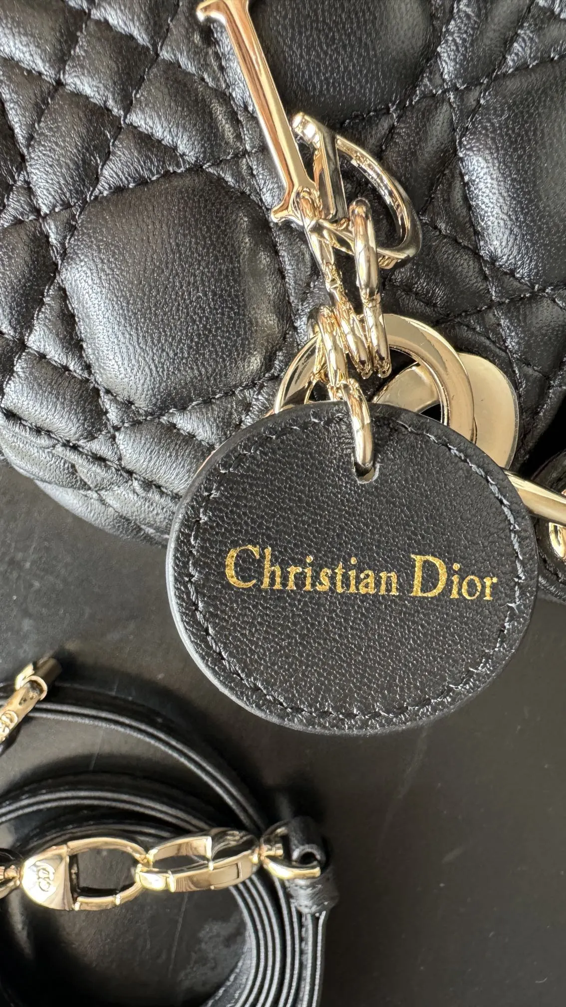 Dior Black Top Handle Bag Commuter