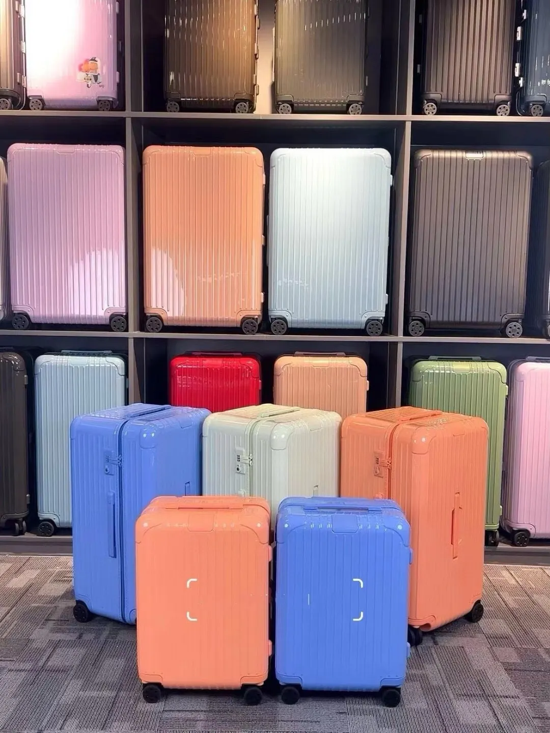 日默瓦 锁 假日橙 海洋蓝 薄荷绿 欧码 行李箱 旅行拉杆款 轻便出行款