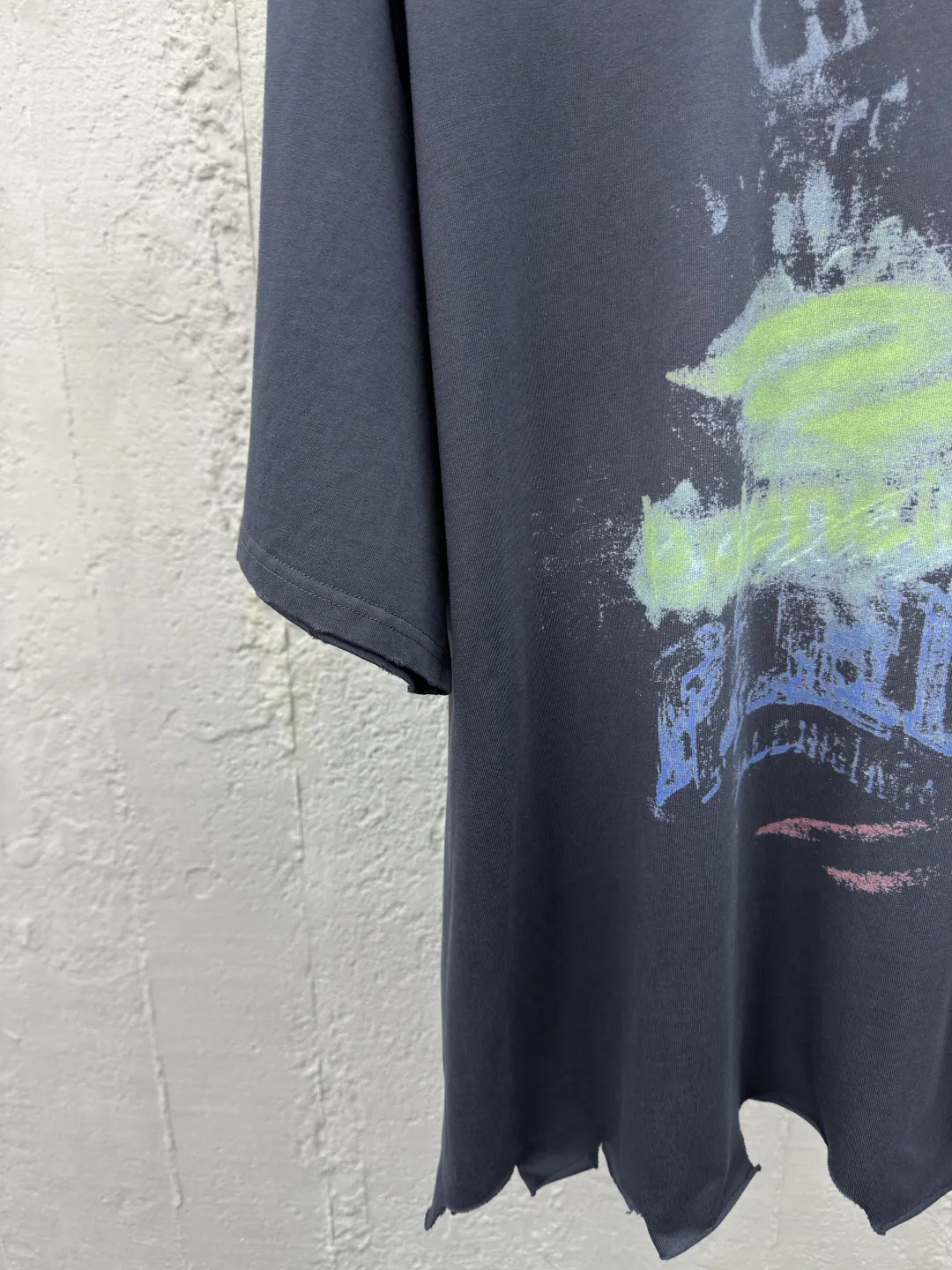 Balenciaga Black Cotton Short Sleeve T-Shirt Street