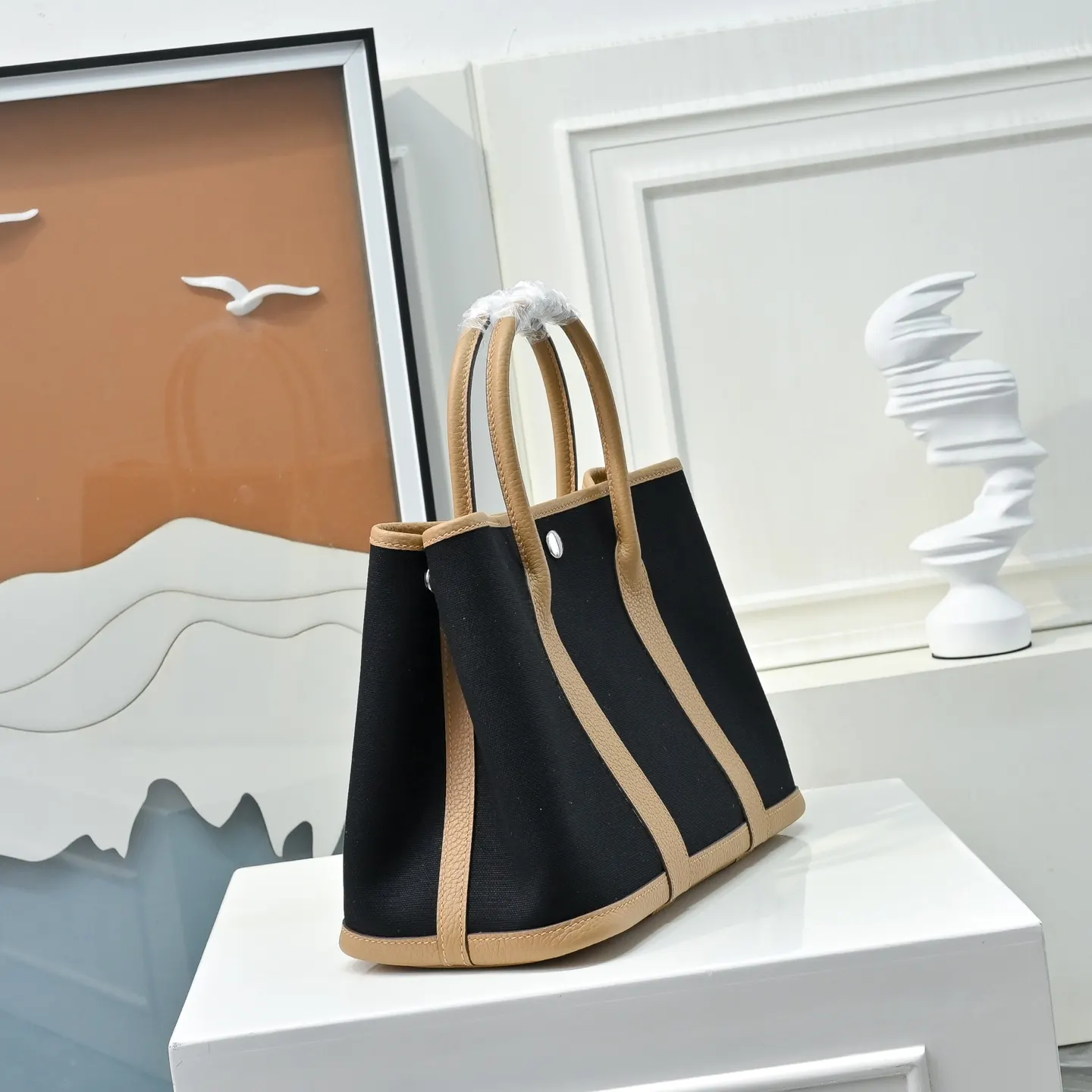 Hermès Garden Party 拼色 Togo牛皮 托特包