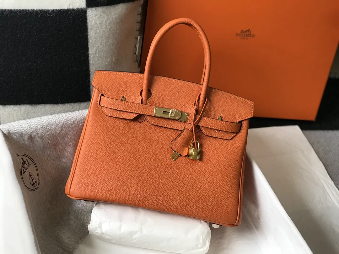 Hermès Birkin 黑色 Togo牛皮 手提包 13cm