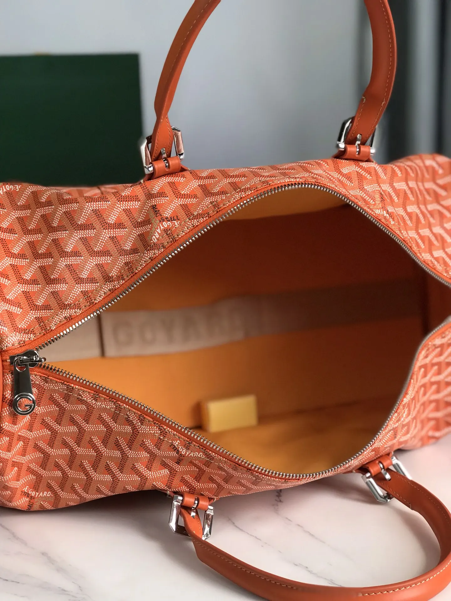 Goyard 深蓝 酒红 小牛皮 旅行包 大容量旅行款