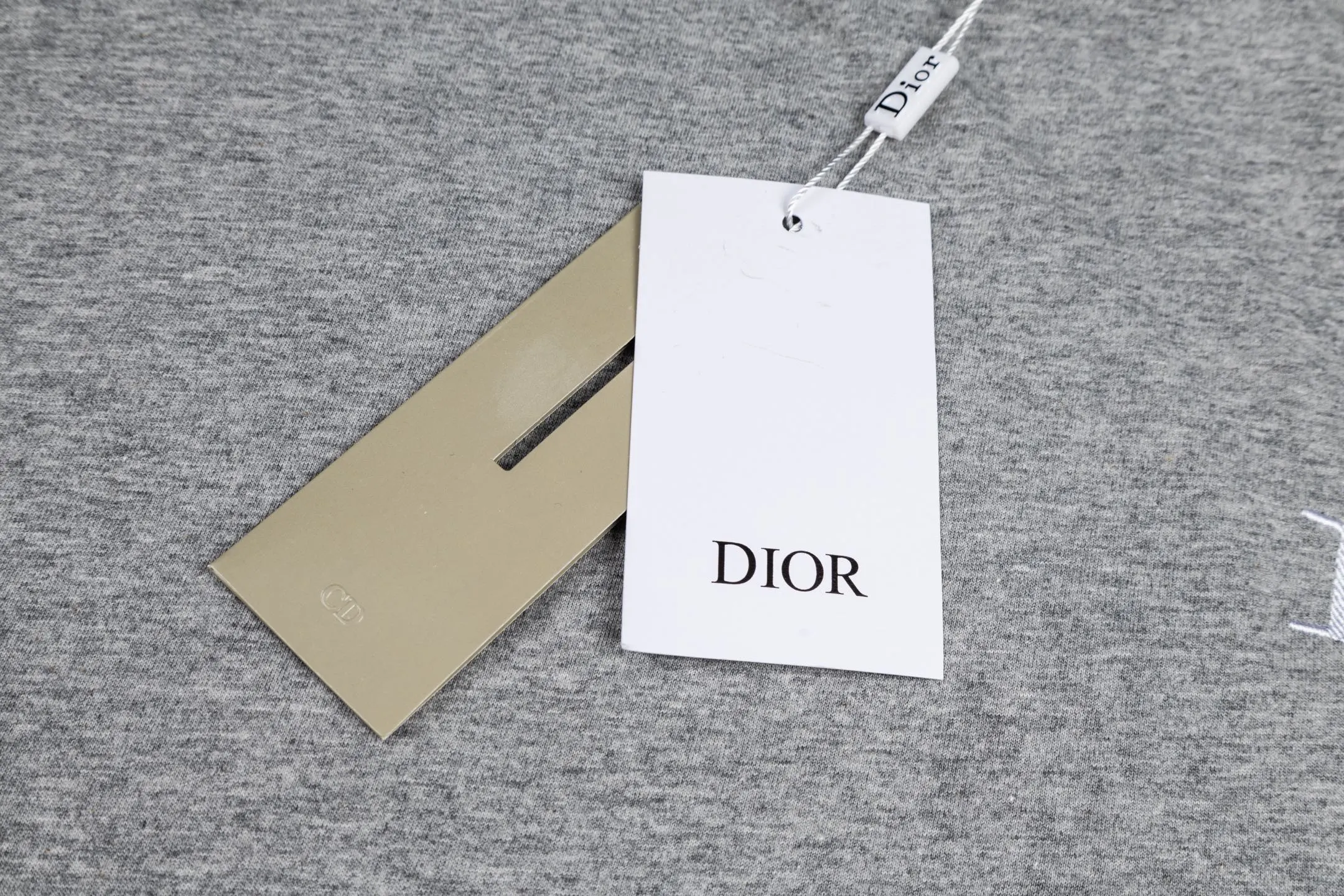 Dior 字母 刺绣 短袖T恤