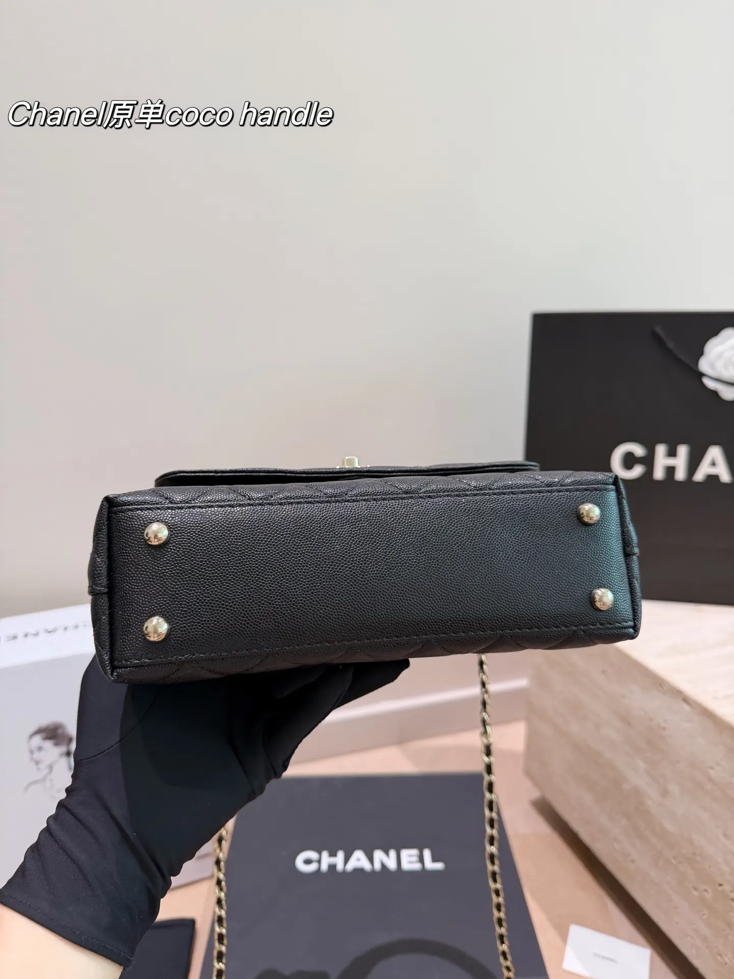Chanel Organizer Pouch Travel Leather