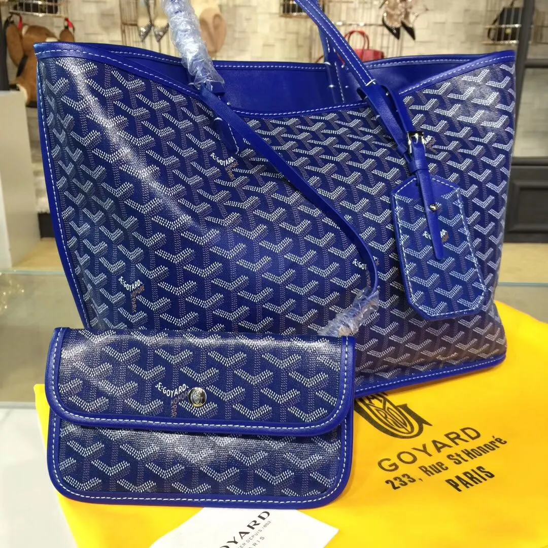 Goyard 戈雅 双面可用 充满法式优雅 订制Y字母涂鸦料 皮轻 旅行袋 大容量旅行款