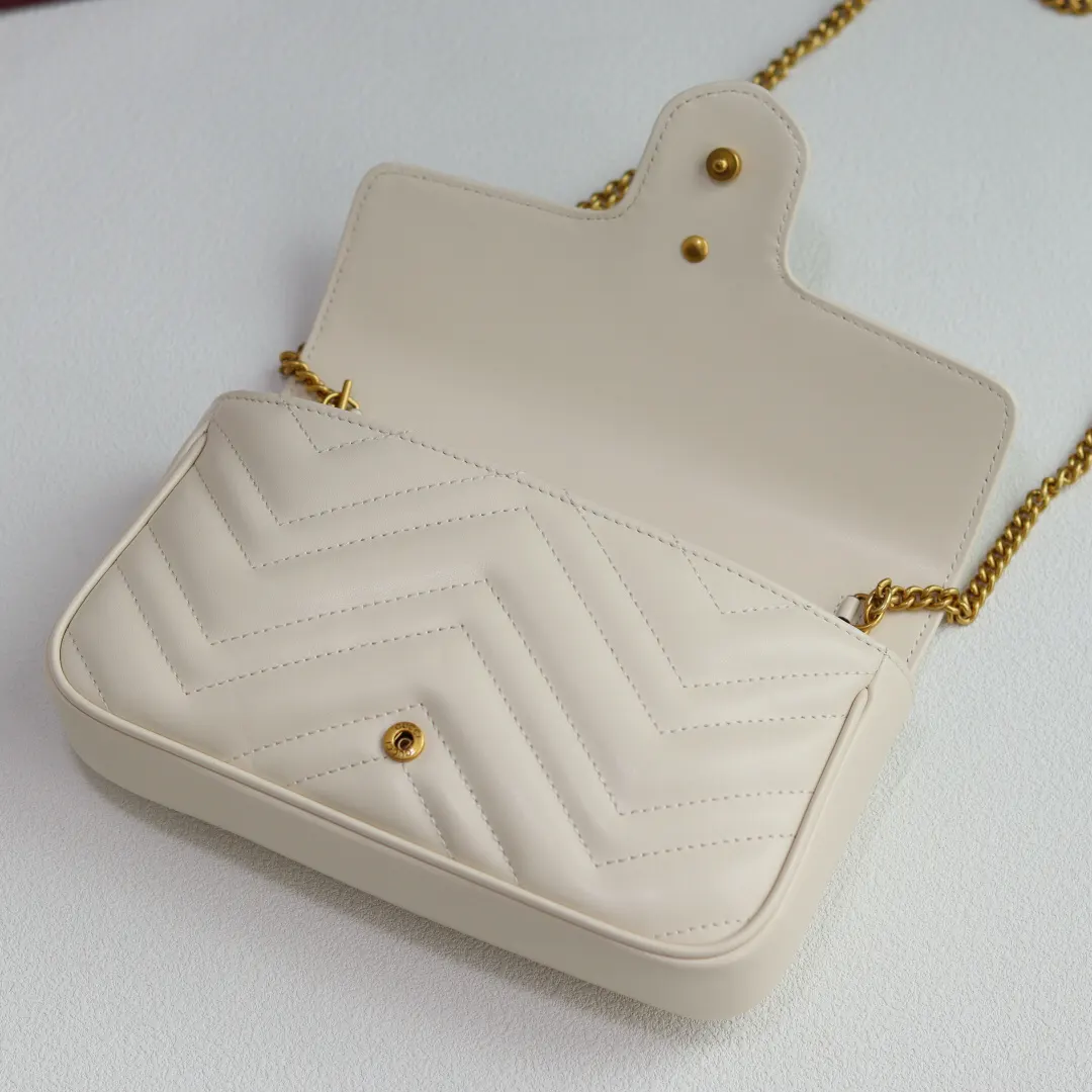 Gucci Marmont 牛皮 鏈條包 精致鏈條款