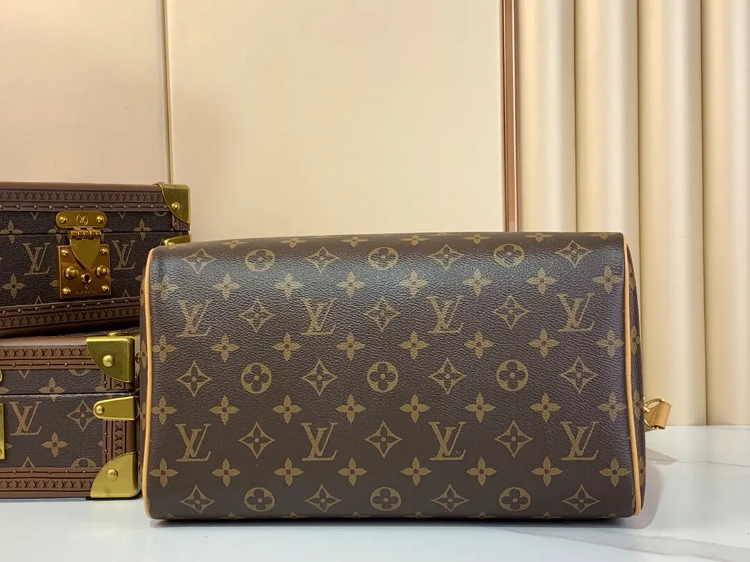 Black Monogram Chain Bag Canvas