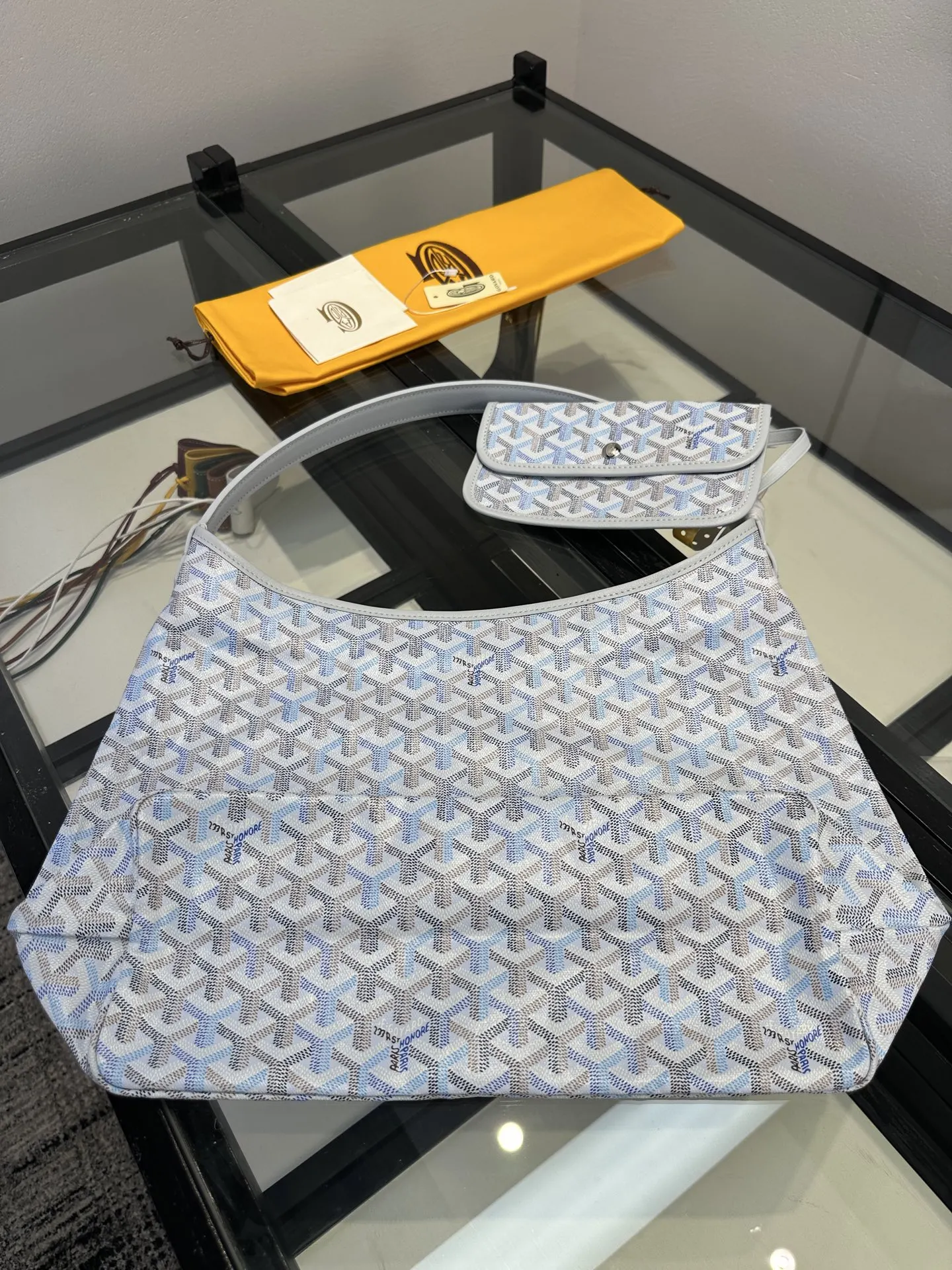 Goyard Hobo 老花 帆布 腋下包 复古腋下背款