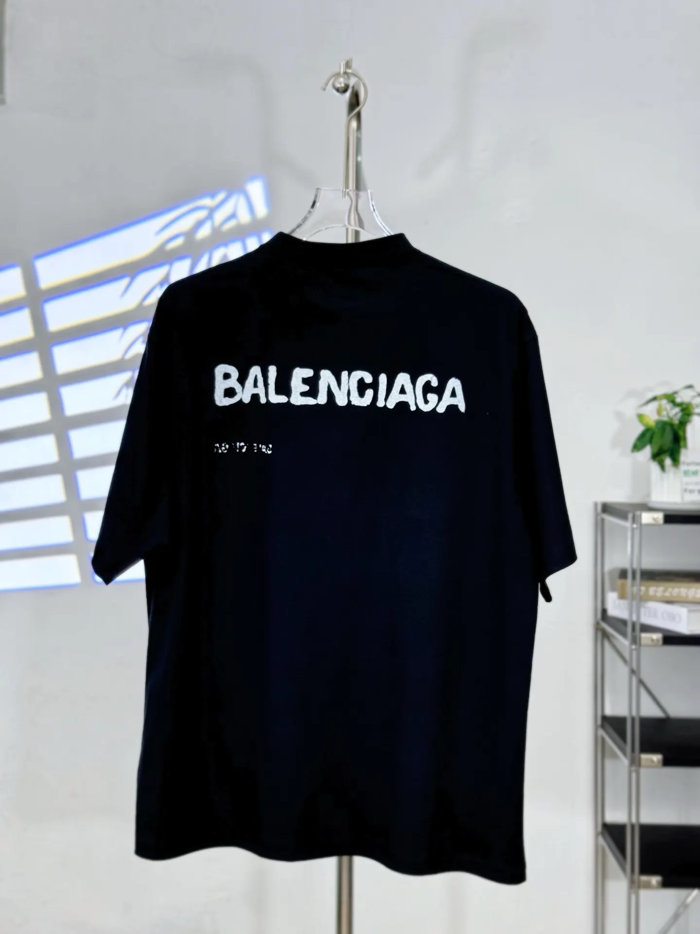 Balenciaga Cotton Logo Short Sleeve T-Shirt Street