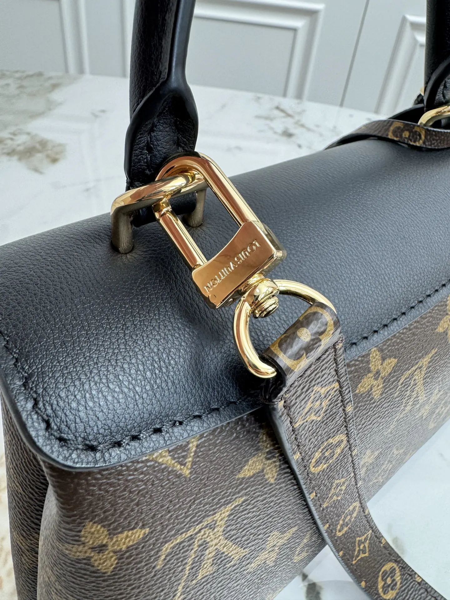 Louis Vuitton M28288 黑色 老花 手提包 实拍款02
