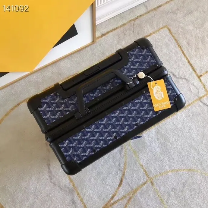 Goyard 戈雅 行李箱 拉杆箱 時尚新宠 復古形的 旅行拉杆款 輕便出行款(數字8) Goyard 戈雅 行李箱 拉杆箱 時尚新宠 復古形的 旅行拉杆款 輕便出行款(數字8)