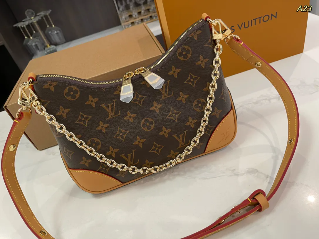 Louis Vuitton Black Monogram Hobo Shoulder Bag Vintage