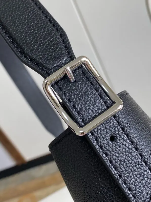 Black Gray Bucket Bag Casual Leather Image 9 Black Gray Bucket Bag Casual Leather Image 9