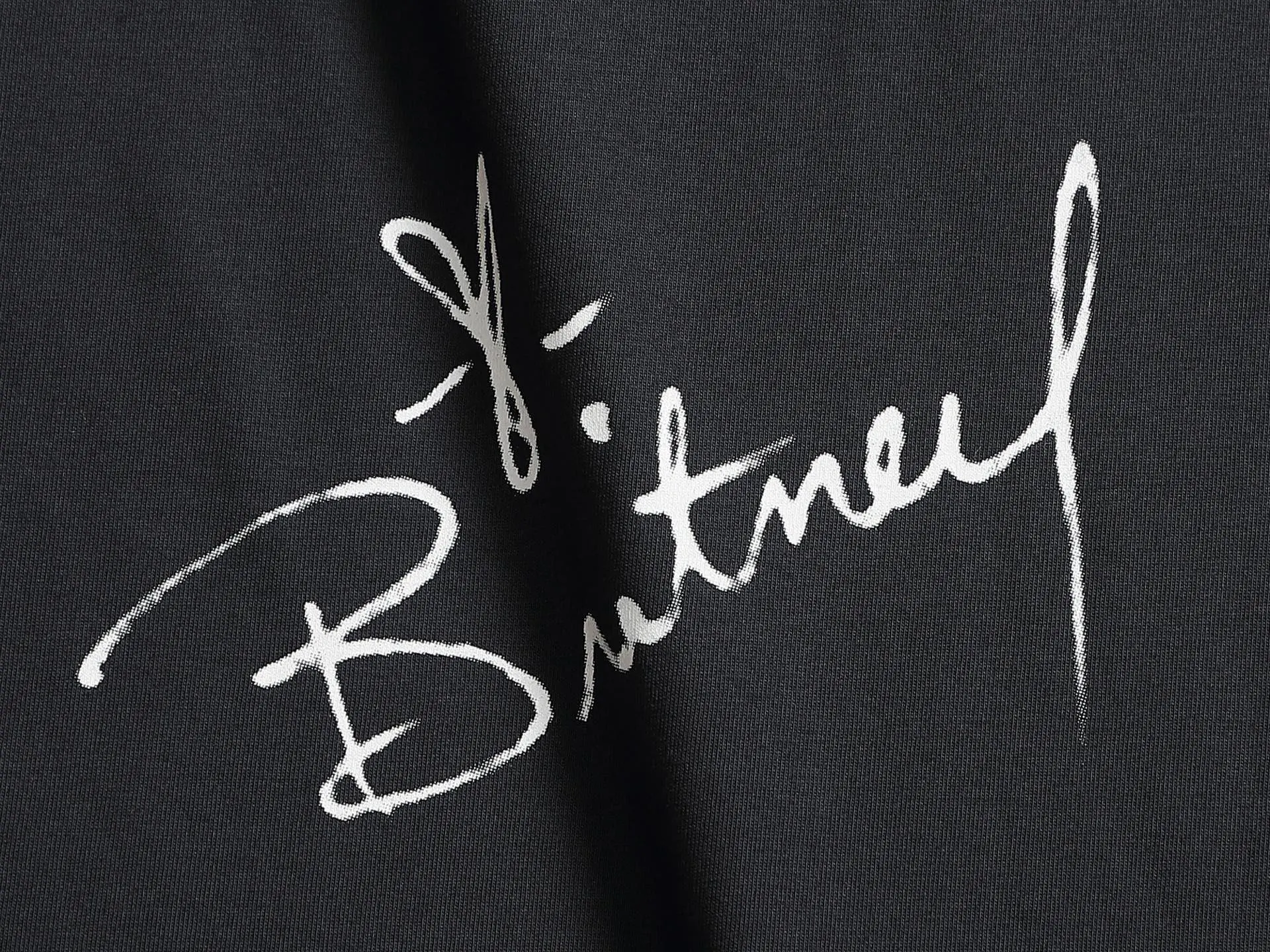 Balenciaga Black Logo Short Sleeve T-Shirt Street Casual